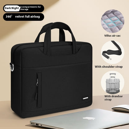 Women's Minimalist Solid Color Laptop Bag