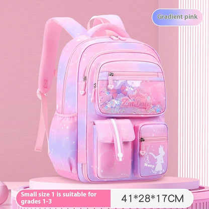 Cute Cartoon Large Capacity Spine Protection Children's Load Reducing Schoolbags