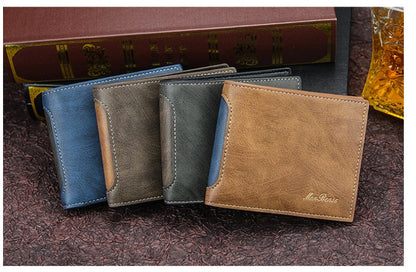 new mens wallets short leisure splicing