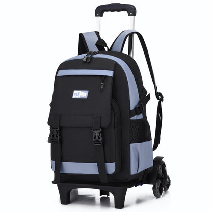 leisure primary school student large capacity pull rod backpack