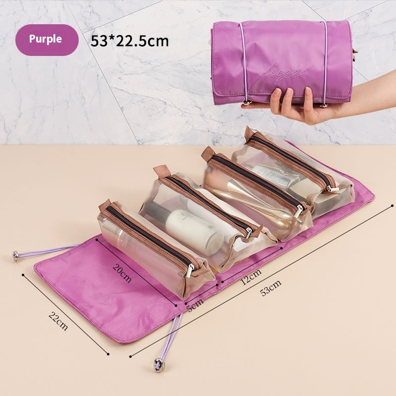 cosmetic bag four in one travel portable and versatile