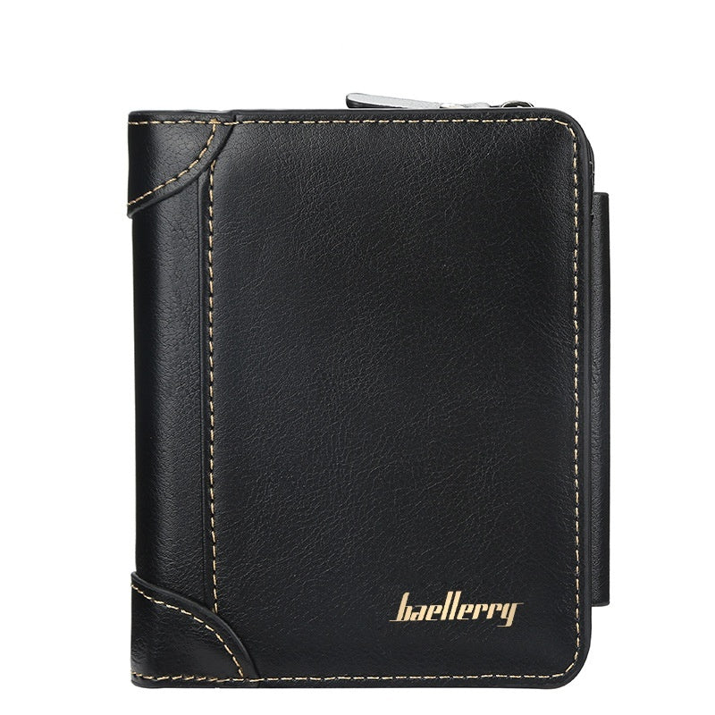 mens wallet short business multi card slots wallet