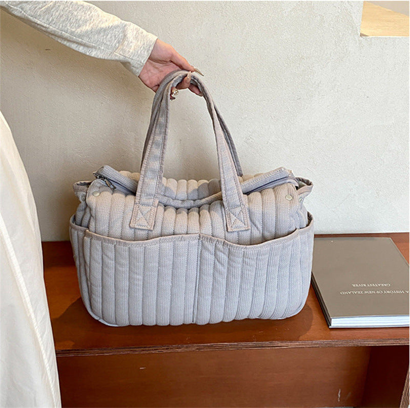 large capacity mother and baby go out storage childrens travel luggage portable shoulder bag