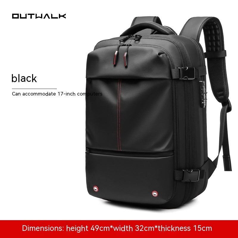 travel backpack mens business multifunction computer bag vacuum compression large capacity backpack