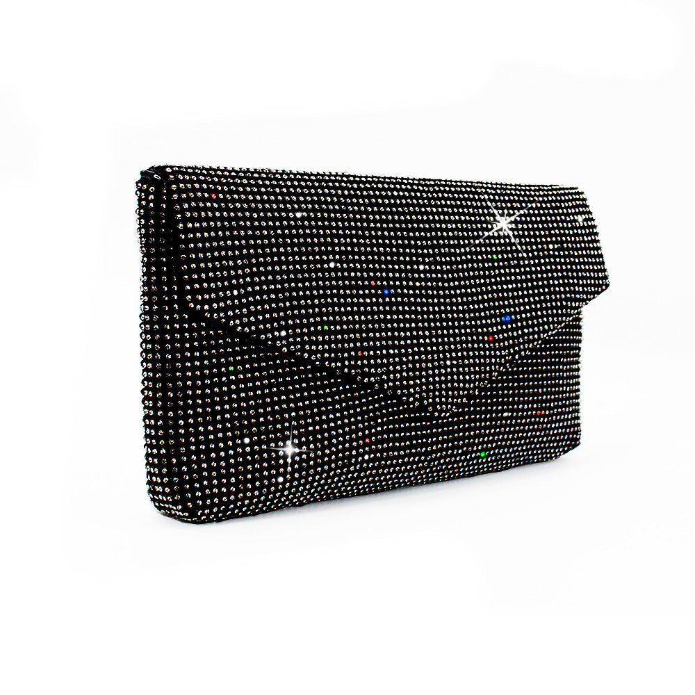 blingbing rhinestone ladies dinner bag mesh rhinestone clutch