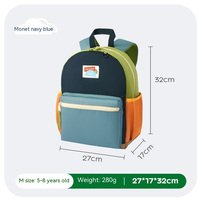 kindergarten backpack children and boys super light