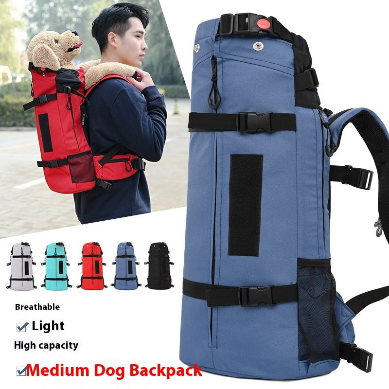 dog outing carry bag pet backpack large breathable backpack