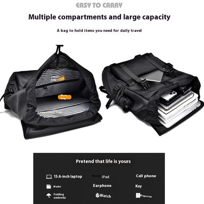 waterproof rucksack backpack large capacity high sense men