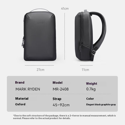 Men's Business High Sense Laptop Bag Large-capacity Backpack
