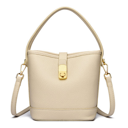 Fashionable Minimalist Multi-layer Single Shoulder Bag Niche Versatile Soft Leather