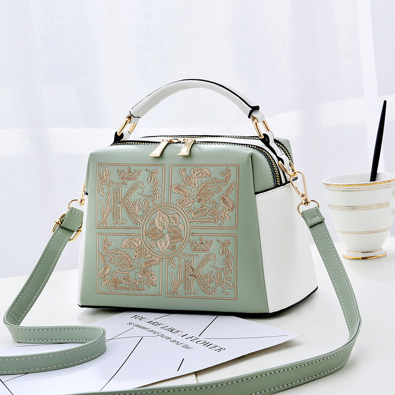 womens shoulder bag cross body embroidery