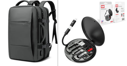 bange male college student computer backpack