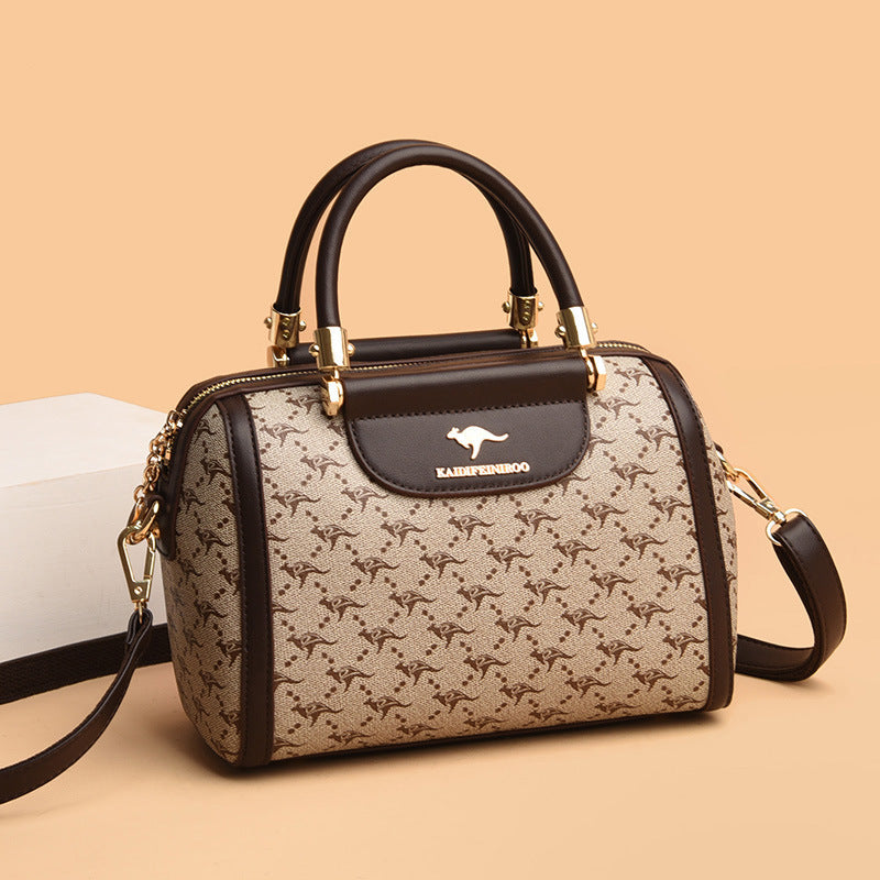 womens fashionable printed shoulder bag