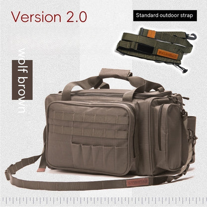 outdoor camping picnic wild tableware storage tactical compartment sundries portable shoulder bag