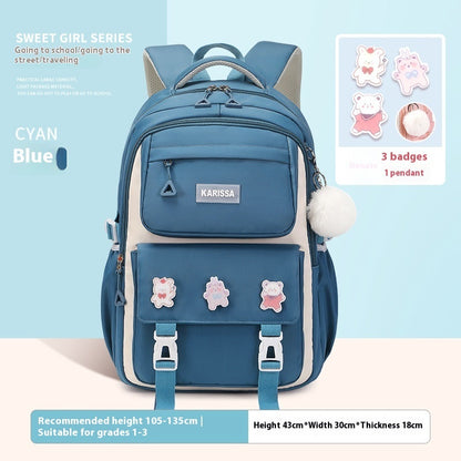 childrens oxford cloth splash proof backpack