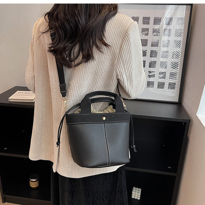 popular all matching crossbody portable bucket bag