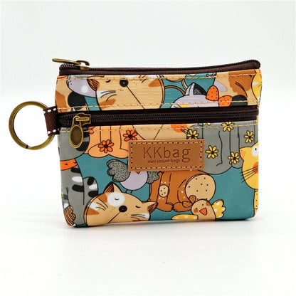 printed film cartoon change purse