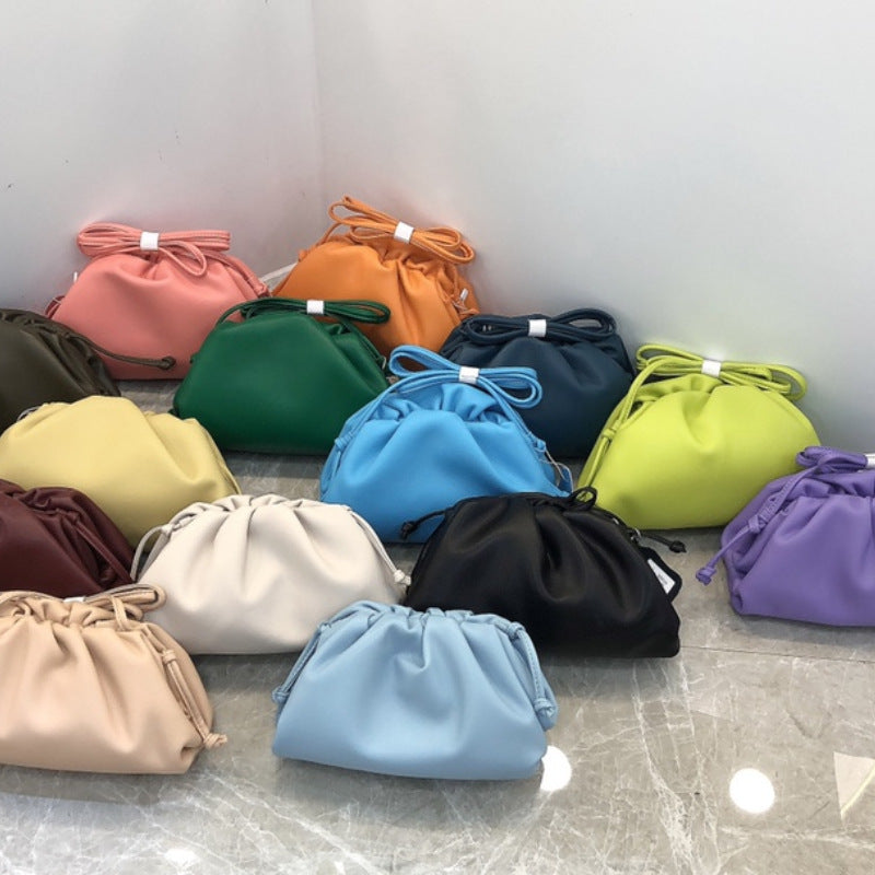 fashion one shoulder messenger hand made dumpling bag female