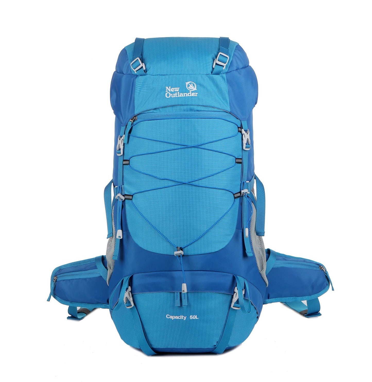 backpack outdoor mountaineering bag large capacity nylon travel camping hiking climbing