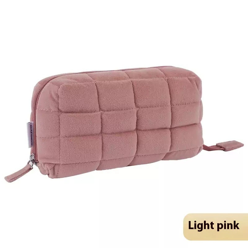 Student Soft Material Pencil Case Portable Storage Bag