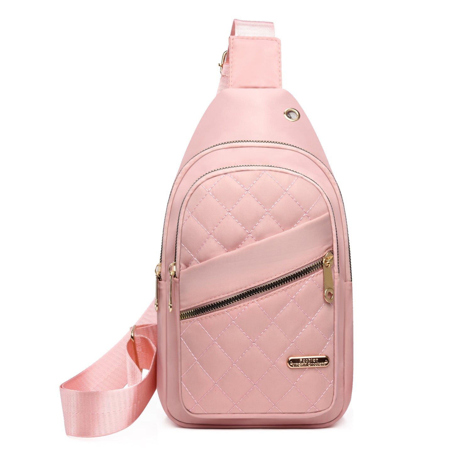 nylon chest bag womens fashion rhombus crossbody bag
