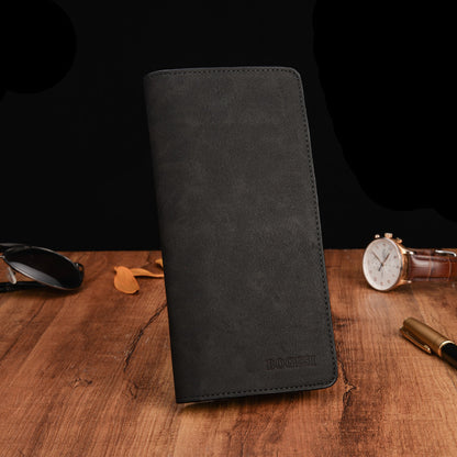 mens thin wallet long card holder