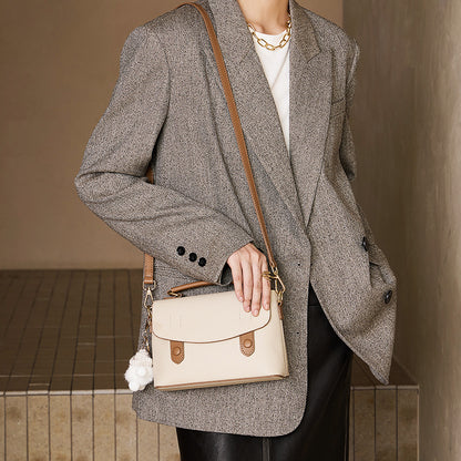 Womens First-Layer Cowhide Cambridge Bag