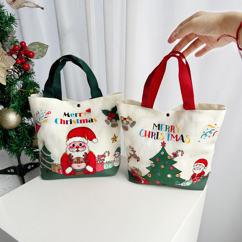 cartoon-santa-snowman-tote-canvas-bag