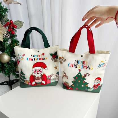 cartoon-santa-snowman-tote-canvas-bag