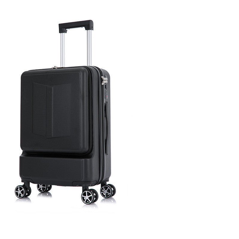 front and rear opening universal wheel trolley case