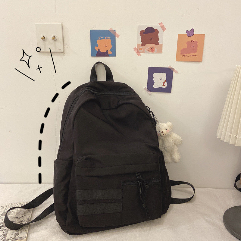 korean version of the wild high school college student backpack