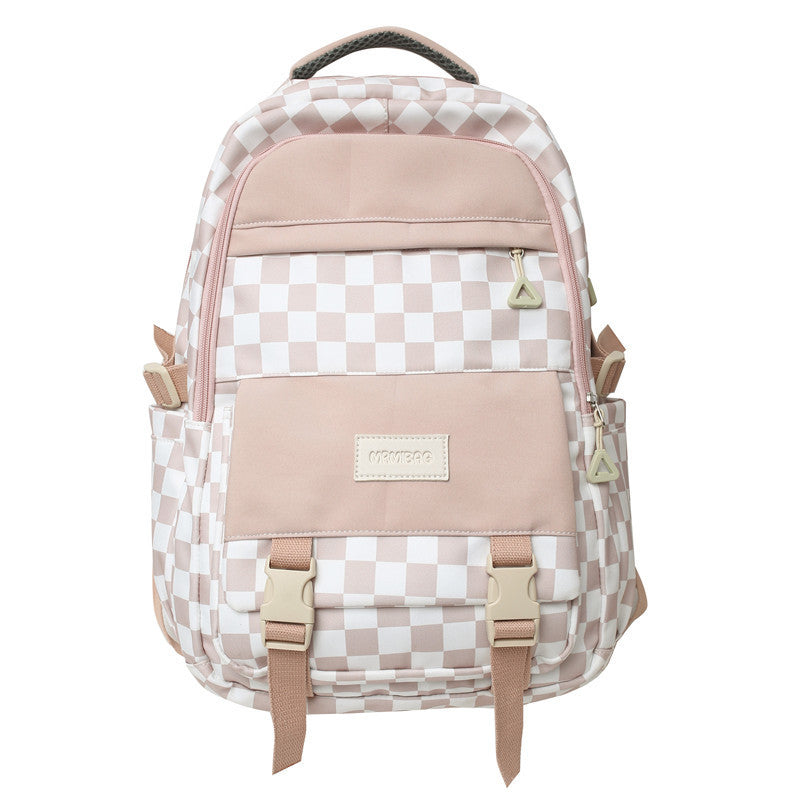 female large capacity student backpack