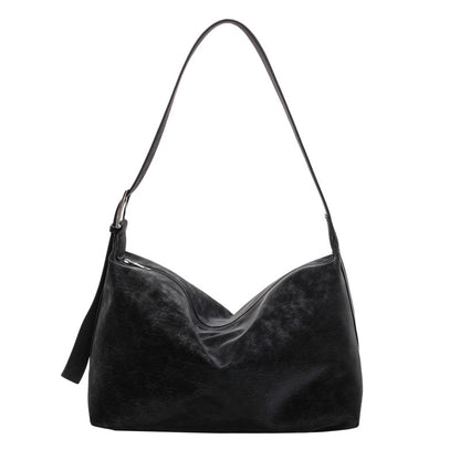Womens Stylish Casual Minimalist High-Capacity Crossbody Bag