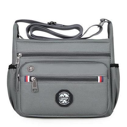 large capacity mens shoulder multi pocket messenger bag