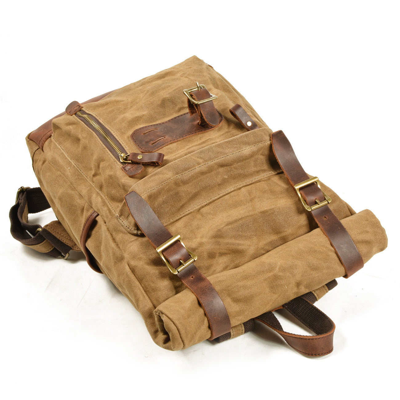 muchuan canvas outdoor mountaineering waterproof breathable travel backpack