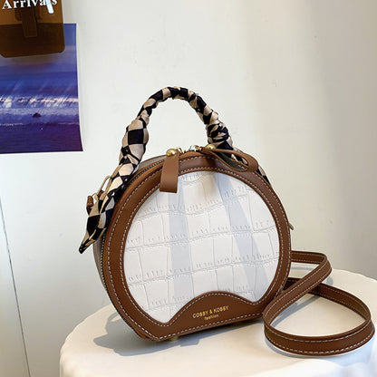 New Womens Stone-patterned Bag A Stylish Tote Shoulder Bag