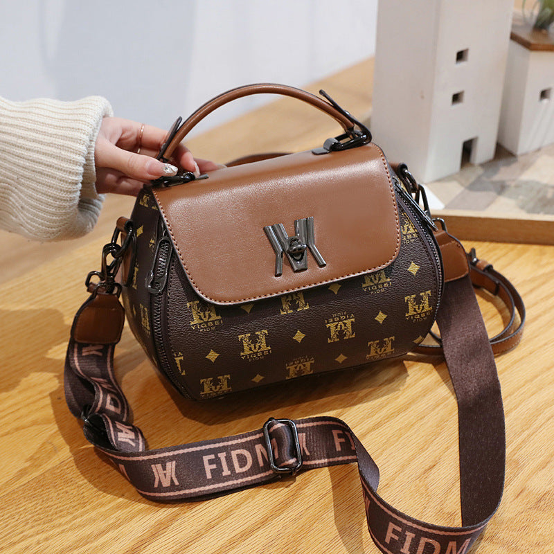 simple shoulder messenger bag trendy large capacity handbag