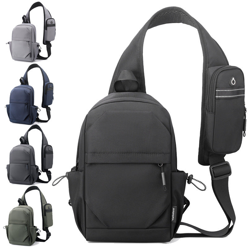mens backpack oxford cloth shoulder chest bag