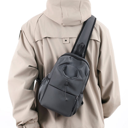 mens oxford cloth splash proof shoulder crossbody chest bag