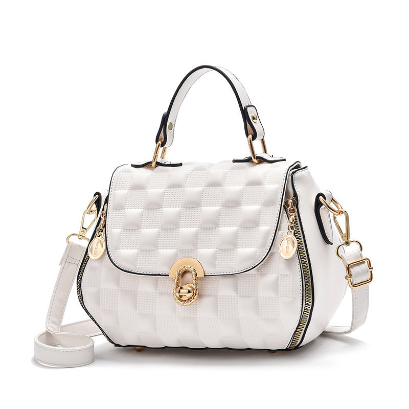 simple casual texture shoulder western style popular messenger bag