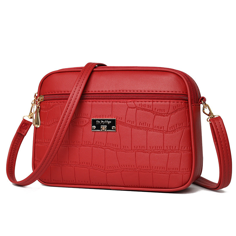 spring new simple high grade light luxury all match messenger bag