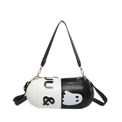 contrast color capsule shell womens bag crossbody