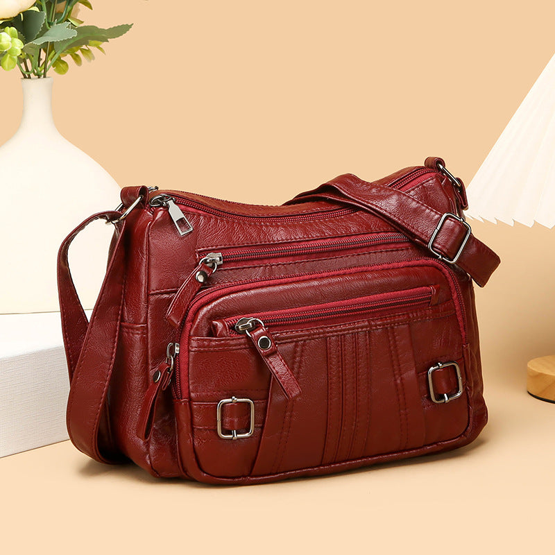 womens shoulder messenger bag versatile casual retro