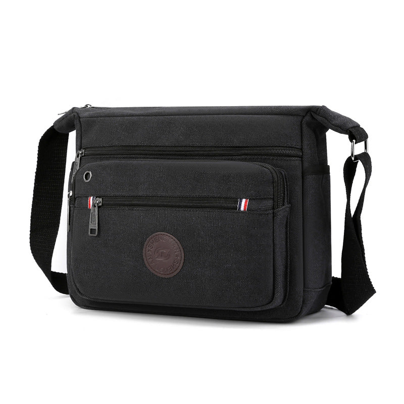 new canvas mens shoulder messenger bag