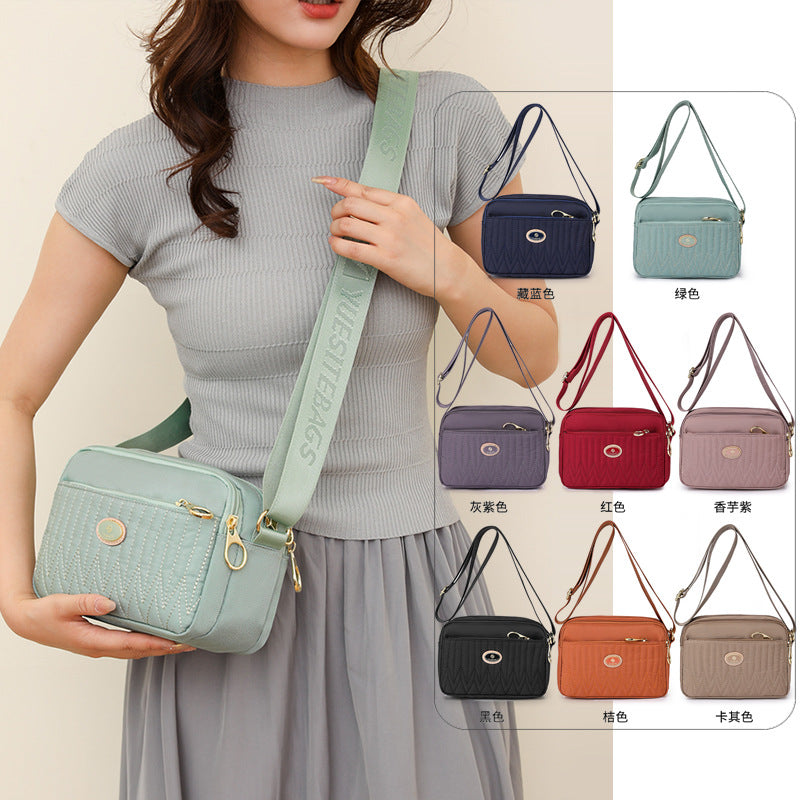 simple womens shoulder bag large capacity casual messenger bag