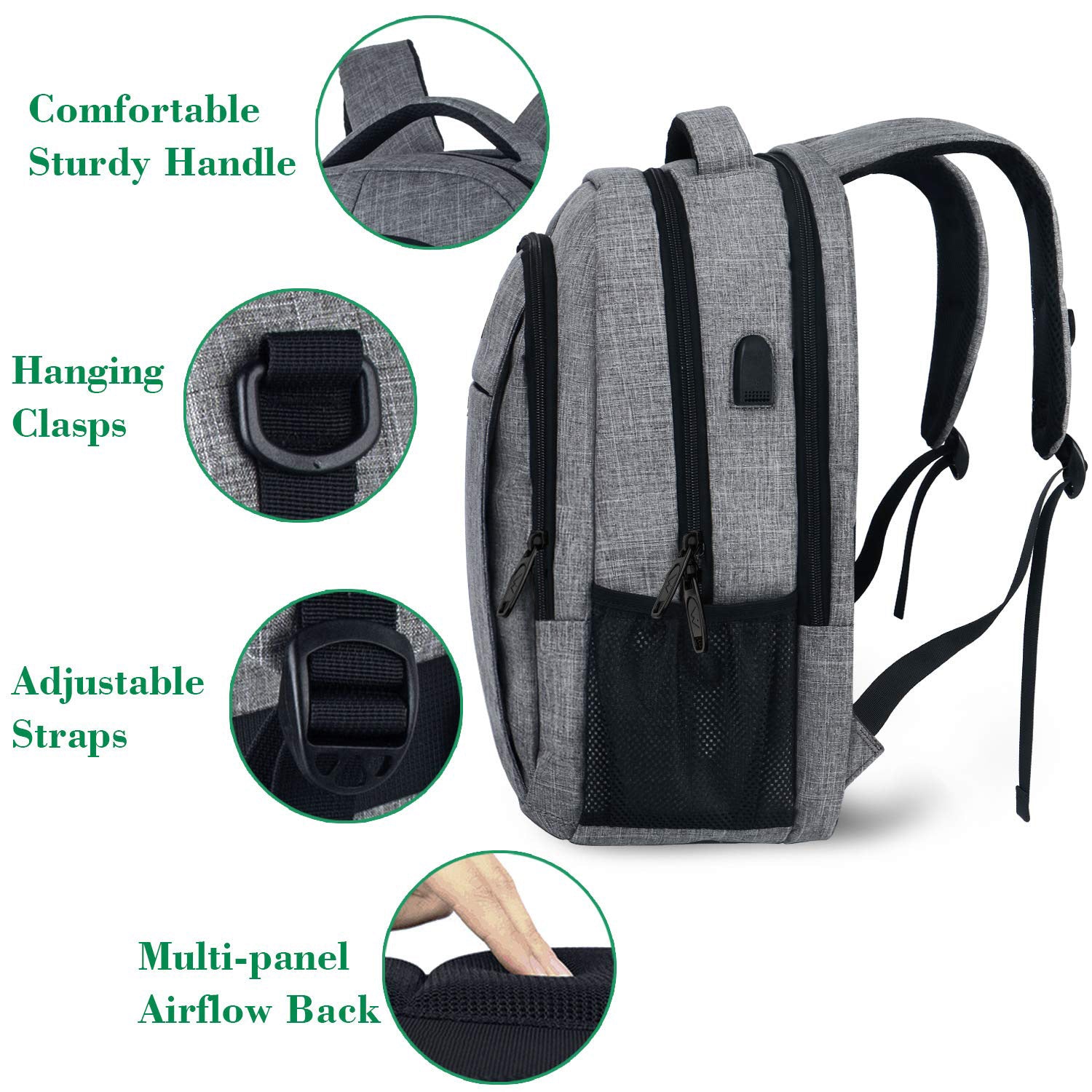 large capacity multifunctional travel backpack