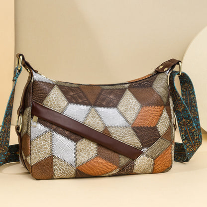 new soft leather cross body bag large capacity