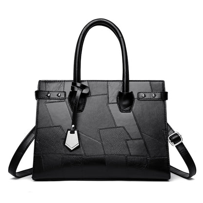 new solid color zip one shoulder crossbody bag