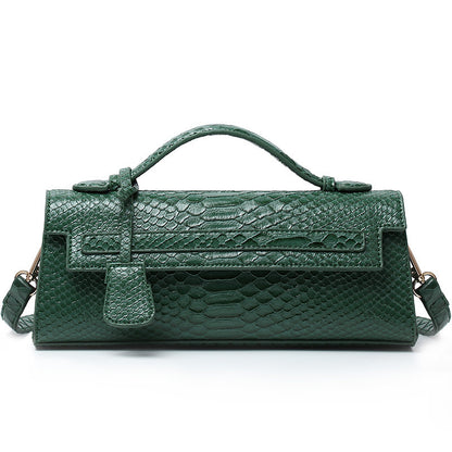 cute ostrich grain crossbody shoulder bag
