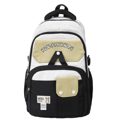 New High School And College Student Schoolbag Spine Protection Large Capacity